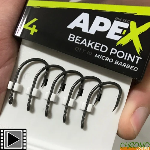 Hameçon RidgeMonkey Ape-X Beaked Point (par 10) 3 Hameçon RidgeMonkey Ape-X Beaked Point (par 10)