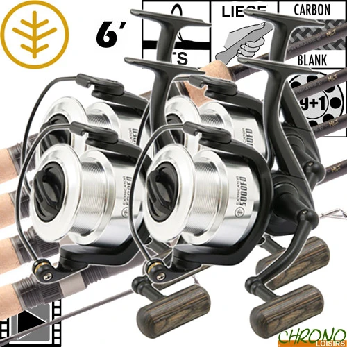 Ensemble Wychwood Extricator 6' Full Cork 5000FD (les 4) 3 Ensemble Wychwood Extricator 6' Full Cork 5000FD (les 4)