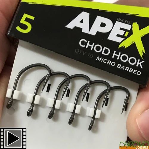 Hameçon RidgeMonkey Ape-X Chod (par 10) 3 Hameçon RidgeMonkey Ape-X Chod (par 10)