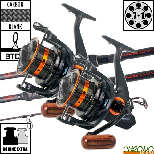 Ensemble Carp Design Slim Fighter Evo 10' 3.5lbs GK9000 (les 2) 3 Ensemble Carp Design Slim Fighter Evo 10' 3.5lbs GK9000 (les 2)