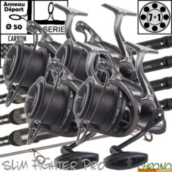 Ensemble Carp Design Slim Fighter Pro 12' 3.5lbs KR9000 (les 4)