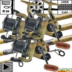 Ensemble Prowess Nightfall Camou 50mm 12' 3.5lbs 7005 FD (les 3)