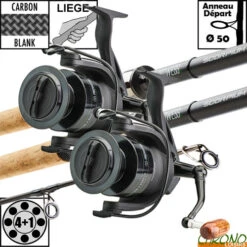 Ensemble Prowess Scorpium Full Cork 50mm 12' 3lbs X 8004 (les 2)