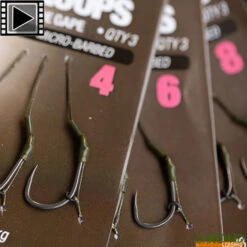 Bas De Ligne Korda Loop Rig DF Wide Gape Sans Ardillon (par 3)