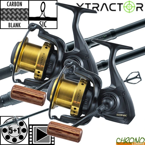 Ensemble Sonik Xtractor Recon 8' 3.5lbs 5000GS Gold (les 2) 3 Ensemble Sonik Xtractor Recon 8' 3.5lbs 5000GS Gold (les 2)