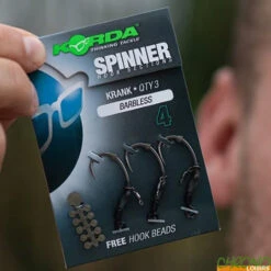 Hameçon Korda Spinner Hook Section Krank (par 3)