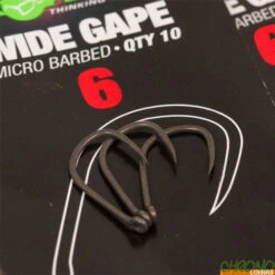 Hameçon Korda Wide Gape Sans Ardillon (par 10)