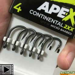 Hameçon RidgeMonkey Ape-X Continental 2XX (par 10)