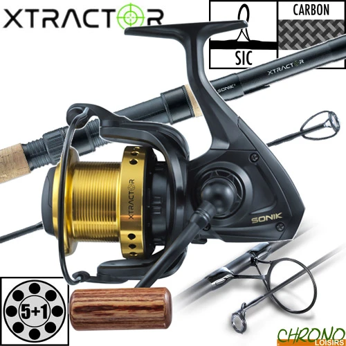 Ensemble Sonik Xtractor 10' 3.5lbs Full Cork 5000GS Gold 3 Ensemble Sonik Xtractor 10' 3.5lbs Full Cork 5000GS Gold