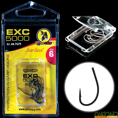 Hameçon Extra Carp EXC 5000 (par 10) 3 Hameçon Extra Carp EXC 5000 (par 10)