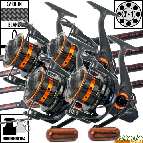 Ensemble Carp Design Slim Fighter Evo 10' 3.5lbs GK9000 (les 4) 3 Ensemble Carp Design Slim Fighter Evo 10' 3.5lbs GK9000 (les 4)